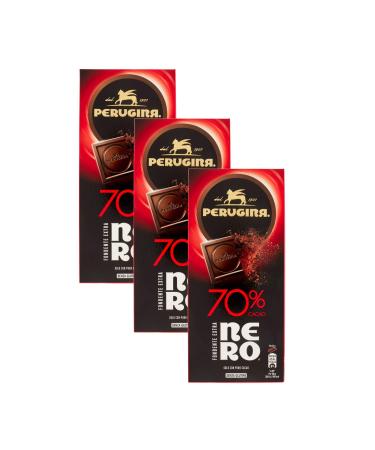 paquets de noir perugina fondant extra 70 % de cacao