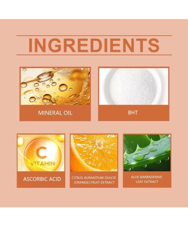 Vitamin C Massage Oil Hyaluronic Acid Brightening Moisturizing Essential Oil For Body With Serum To Moisturize Skin Prevent Aging And Repair Use (2) - Buy Online on GoSupps.com