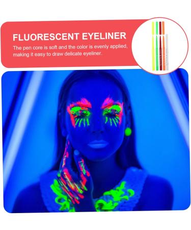 OHPHCALL 10 Pcs Halloween Paint Pen Eyeliner Pen Women Makeup Tool Fluorescence Liner Eye Liner Plastic 12.00X0.80X0.80CMx2pcs Assorted Colorx2pcs - Buy Online on GoSupps.com