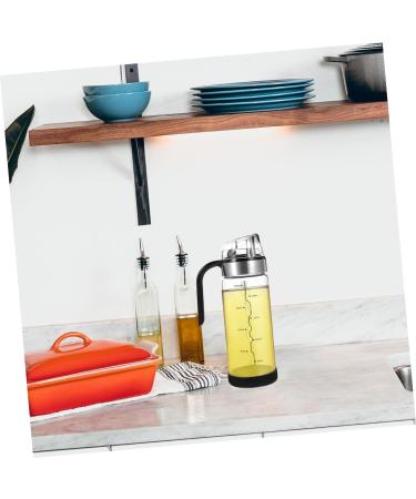 Zerodeko 3 Pcs Oil Can Condiment Container Bottle Stainless Steel Containers Olive Oil Dispenser Automatic Oil Container Olive Oil Bottle Seasoning Bottle Refueling Bottle Glass Leakproof 22X7CMx3pcs Blackx3pcs - Buy Online on GoSupps.com