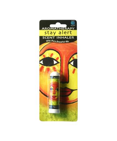 Earth Solutions Aromatherapy Inhaler | Stay Alert| Personal Essential Oil Diffuser | An Anti Fatigue Essential Oi with Positive Affirmation | Best Essential Oil