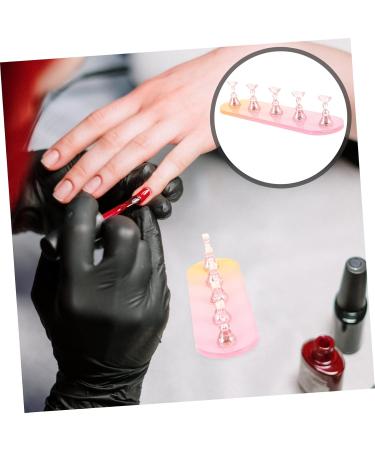 DRESSOOS 1 Set Nail Practice Holder Manicure Nail Display Nail Art Beauty Nail Display Creative Nail Stands Practice Nail Racks Creative Nail Racks Beauty Nail Stands Training Nail Display - Buy Online on GoSupps.com