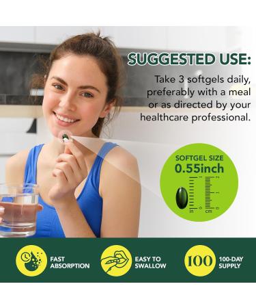 bnHUlMXw Organic Spirulina Chlorella Capsules 17-in-1 Supergeens Blend Rich in Vegan Protein & Chlorophyll Immune Support Non-GMO and Gluten Free Supplement 300 Softgels - Buy Online on GoSupps.com