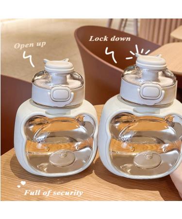 General Purpose Large Capacity Plastic Water Cup Double Drink Big Belly Cup High Temperature Resistance Lovely Gift for Children - Buy Online on GoSupps.com