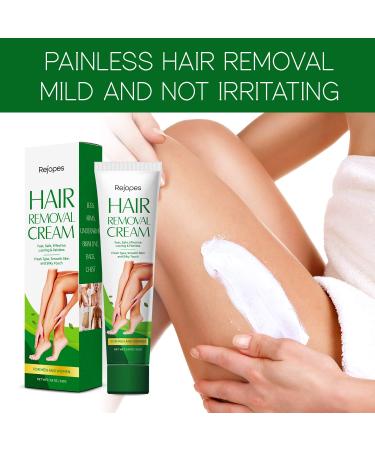 REJOPES Hair Removal Cream 110g - Painless & Gentle Depilatory Cream for Women and Men - Buy Online on GoSupps.com