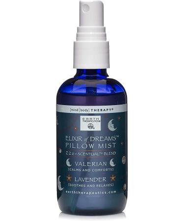 Earth Therapeutics Elixir of Dreams Pillow Mist (3.6 oz.) - Natural Sleep Aid for Deep Relaxation of Mind and Body - Buy Online on GoSupps.com