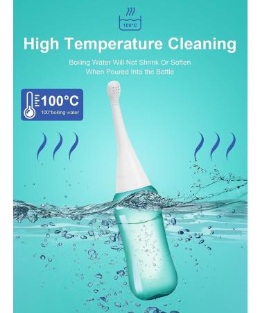 Peri Bottle for Personal Hygiene | 400ml Green - Ideal for Pregnancy Cleansing & Postpartum Care | Easy to Carry - Buy Online on GoSupps.com