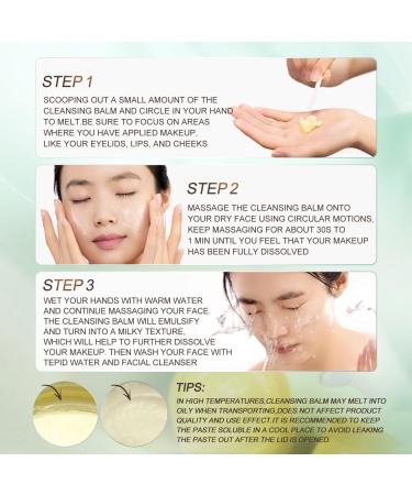 SACE LADY Face Cleansing Balm - Non-Greasy Makeup Remover & Hydrating Skin Solution | Natural Melting Balm for Gentle Face Eye & Lip Makeup Removal (1.41Oz) - International Shipping Available - Buy Online on GoSupps.com