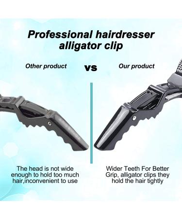 Buy Aobetak 10-Piece Black Hair Clips - Slide-Resistant Wide Teeth Hairdressing Supplies for Women & Girls - International Shipping - Buy Online on GoSupps.com