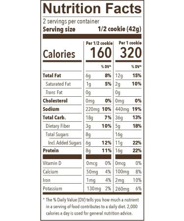 Munk Pack Oatmeal Raisin Spice Protein Cookie - 16g Protein, Soft Baked, Vegan, Gluten Free | 6 Pack 2.96oz - Buy Online on GoSupps.com