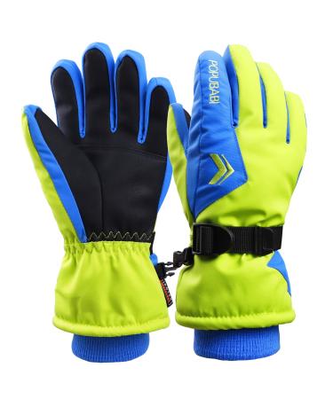 Popubabi gloves children ski gloves young girls waterproof winter gloves children 3-15 years windproof bicycle gloves warm snow dealers