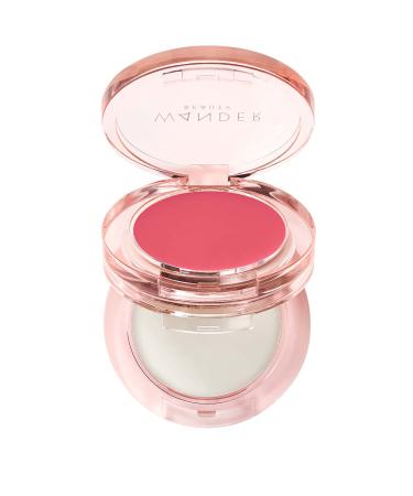 Wander Beauty Double Date Lip and Cheek - Rendezvous/Swipe - 4-in-1 Cream Blush & Lip Tint - Blush  Lip Moisturizer  Lip Balm  & Eye Gloss - Multitasking Eye  Cheek  and Lip Makeup With Green Tea Rendezvous/Swipe (peony ...