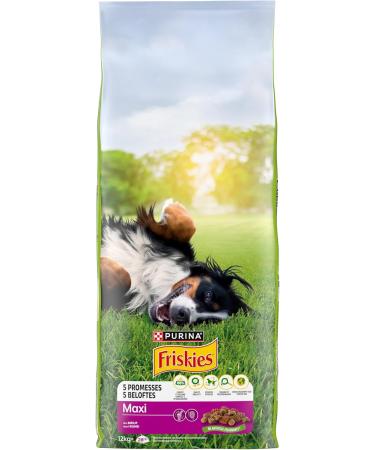 FRISKIES Maxi Beef Dog Croquettes 12KG - Buy Online on GoSupps.com