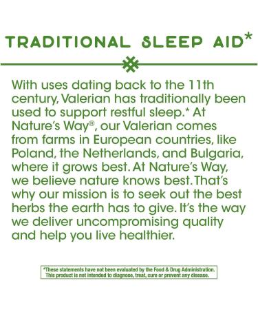 Nature's Way Valerian Root 100 Count - 2 Piece Pack (2 Pack) - Buy Online on GoSupps.com