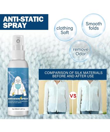 Ideal Anti Static Spray Static Electricity Remover Anti Static Spray For Clothes No More Cling Static Spray For Clothes To Prevent Cling On Lingerie Blouses And Skirts - Buy Online on GoSupps.com