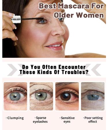 Lestpola Mascara waterresistant black hypoallergenic suitable for older women with thin eyelashes longlasting volume and length eye makeup for sensitive skin 01 - Buy Online on GoSupps.com