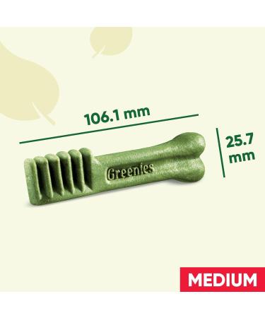 Buy Greenies Dental Treats for Medium Dogs (340g) - Daily Tooth Cleaning Snacks for Healthy Teeth & Gums - Buy Online on GoSupps.com