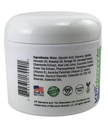 KP Elements Keratosis Pilaris Lotion (4 fl oz) - Natural Treatment for KP | Vegan & Exfoliating AHA Moisturizer | Made in USA | 4 fl oz - Buy Online on GoSupps.com