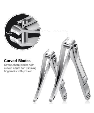 Bestope Nail Snap Set - Premium Stainless Steel Fingernail & Toenail Clippers with File | 2-Piece Manicure Tool for Perfect Nail Care - Ships Worldwide - Buy Online on GoSupps.com