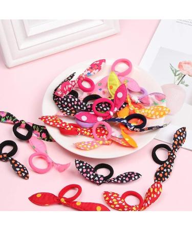 Buy Ilamourcar 100-Piece Colorful Hair Tie Set - Elastic Scrunchies for Women & Girls | Perfect for Parties & Gifts - Buy Online on GoSupps.com