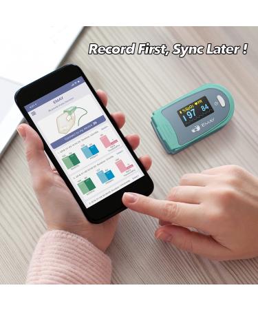 Emay Sleep Monitoring Device - Track Oxygen Saturation & Heart Rate | Detailed Reports | iOS/Android Compatible - Buy Online on GoSupps.com