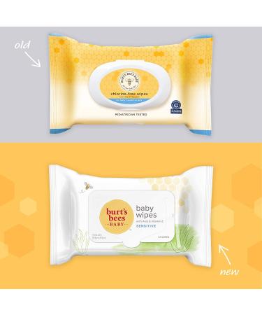 Burt's Bees Baby Wipes - Unscented Towelettes for Sensitive Skin - All Natural with Aloe & Vitamin E - Fragrance Free - 6 Flip-Top Packs - 432 Wipes Total - Buy Online on GoSupps.com