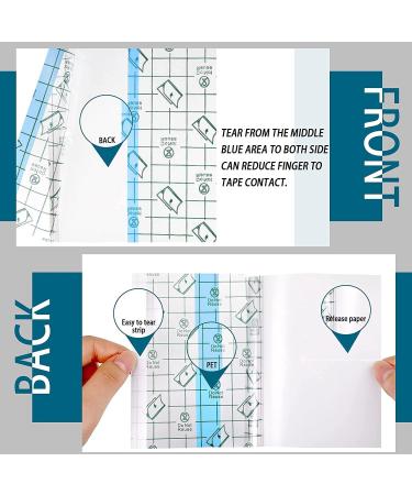 qazaa 50 Pieces Shower Waterproof Patch Disposable Transparent Stretch Bandage Shield Cover for Tattoos Swimming Showering - Buy Online on GoSupps.com