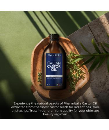 Pharmlitalia ITALIAN Castor Oil for Hair Growth - Golden - 500 ml - Buy Online on GoSupps.com