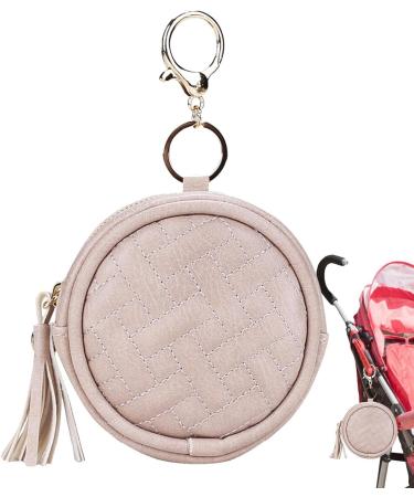 Zekkle Pacifier Cover with Clip - PU Leather Pacifier Holder & Storage Container for Boys & Girls Ideal for Diaper Bags - Buy Online on GoSupps.com