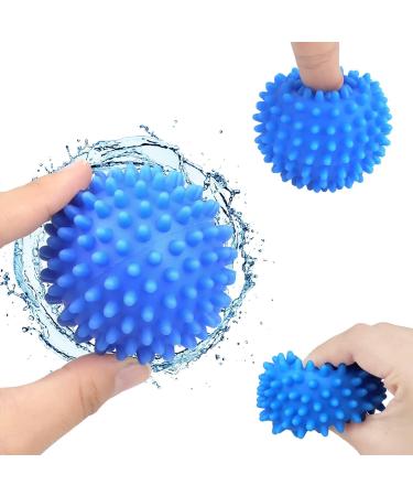 KOMUNJ 6 Pieces Dryer Ball Washing Ball for Washing Machine Balls for Fluffy Laundry Reusable Dryer Balls Laundry Tumble Dryer Drying Ball (Blue) - Buy Online on GoSupps.com