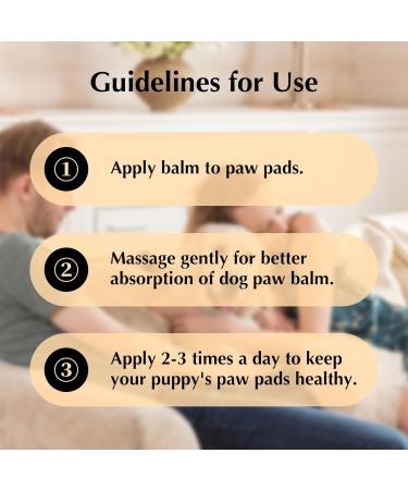 Tinioey All-Natural Lick Safe Dog Paw Balm for Dogs & Cats | 2 Pack Dog Nose and Paw Balm Protector | Moisturizer & Soother for Dry Cracked & Itchy Paws Nose Elbows | Paw Cream & Butter for Dogs - Buy Online on GoSupps.com