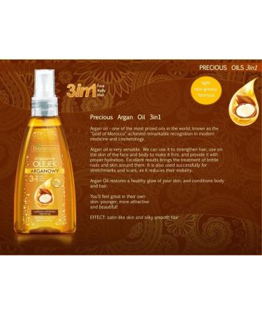 Precious Argan Marocco Oil 3in1 Face/Body/Hair 150ml - Buy Online on GoSupps.com