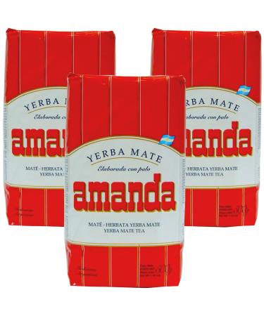 Amanda Yerba Mate Tea Traditional 1.5kg | Mate tea from Argentina | Detox and energy drink Traditional 1.5 kg