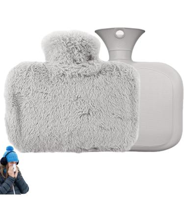 Heat Bottle with Soft Cover - 1500ml Hot Water Bag | Fleece Handbag for Cramps | Removable Bed Warmer - Kot-au - Buy Online on GoSupps.com