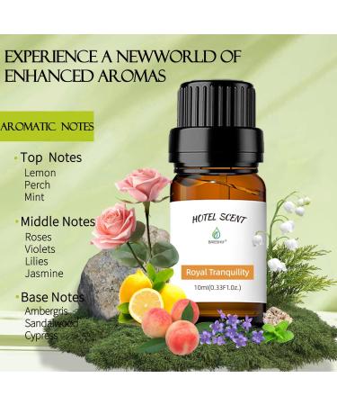 Royal Tranquility Hotel Diffuser Oil - Ritz-Carlton Inspired 10ML Essential Oil with Lemon Jasmine & Amber | Hotel Collection - Buy Online on GoSupps.com