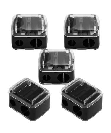 BokWin 5PCS Cosmetic Pencil Sharpener, Makeup Pencil Sharpener, Dual Holes Eyeliner Sharpener for Eyeliner Lipliner Pencils - Buy Online on GoSupps.com
