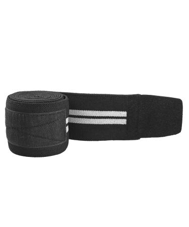 REPTON Elbow Wrap Elbow Sleeves Support for Weightlifting Powerlifting CrossFit and Tendonitis | Adjustable Strap Compression Splint for Left and Right Size Reversible Stabilizer (Black & White) - Buy Online on GoSupps.com