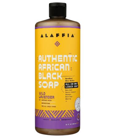 African Black Soap All-In-One Wild Lavender 32 fl oz
