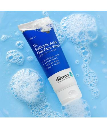 1% Salicylic Acid Gel Face Wash for Acne - Deep Cleansing & Exfoliating Formula | Reduces Acne & Controls Oil | 3.38 Fl Oz - Buy Online on GoSupps.com