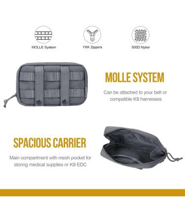 Oneigris Dog Feed Bags (2 Pack) - Large Space Reflective Stripes for Tactical Training & Walking - Buy Online on GoSupps.com