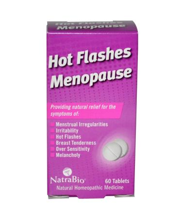 NatraBio Hot Flashes Menopause 60 Tablets