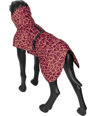 Rukka Pets HAYTON WARM Raincoat for Dogs - Carmine Red 30 | Stylish & Waterproof Dog Rain Gear - Buy Online on GoSupps.com