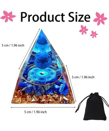 Ogan Chakra Moonstone Crystal Pyramid Energy Tower - Wealth & Wisdom Generator (Color B) - Buy Online on GoSupps.com