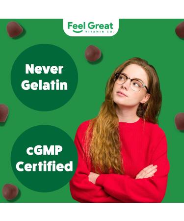 Feel Great Super Green Gummies Teen Vitamins | Vegan Veggie Gummy Multivitamin for Teens | Fruit and Vegetable Supplement | Veggie Fiber Supplement | 60 Count Teen Greens - 60 Count - Buy Online on GoSupps.com