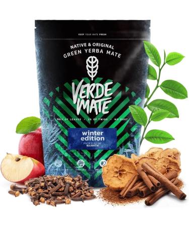 Verde Mate Green Winter Edition 0.5 kg | Yerba mate th r avec pomme et cannelle 500 g | R chauffant | Caf ine naturelle | Yerba Mate th du Br sil | 500 g | Edition limit e ! - Buy Online on GoSupps.com