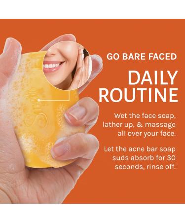 Moisture-Rich Gentle Cleansing Bar Soap with Sea Buckthorn Oil for All Skin Types | Radiant Even-Toned Skin | 2.25oz Acne Soap - Buy Online on GoSupps.com
