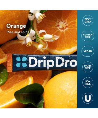 DripDrop Hydration - Electrolyte Powder Packets - Berry & Orange Bundle - 64 Count - Buy Online on GoSupps.com