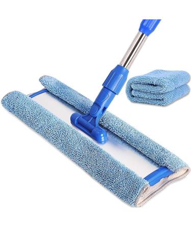 Mop - Swivel Head Capacity Great for Wet-Dry Cleaning Safe on All Surfaces Telescopic Wand Compact Storage Commemoration Day