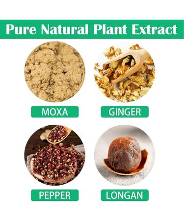 Mugwort Belly Patch - 90 Natural Wormwood Stickers for Men & Women | Abdomen Pain Relief Pads (3 Packs) - Buy Online on GoSupps.com