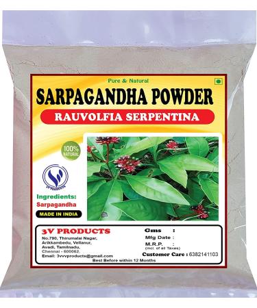 Admart Sarpagandha Powder 100g | Devil Pepper | Amal Pori | Rauvolfia Serpentina Powder